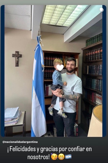 A father, his son, and a new Argentine citizenship