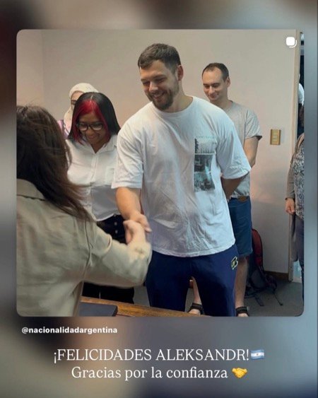 Aleksandr — Argentine citizen