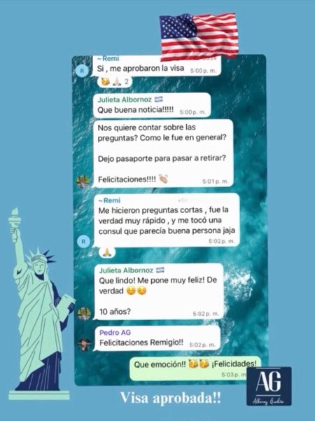 Remigio — US visa approved