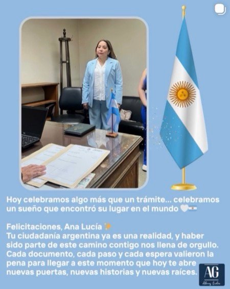 Ana Lucía — Argentine citizen